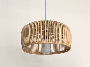 New Update Handwoven Rattan Ceiling Pendant Lights Handmade Straw Wooden Lampshade Home Decoration Styles Wholesale Product - Product Image 4