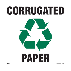 Étiquettes adhésives en papier ondulé recyclable Brady pour emballages industriels écologiques - Product Image 3