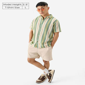 เสื้อยืดแขนสั้นสำหรับผู้ชาย, เสื้อยืดผ้าฝ้ายแขนครึ่งหลวมเทรนด์แฟชั่นใหม่ฤดูร้อน - Product Image 3