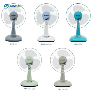 Ventilador de Mesa Senko B1213, Ventilador Eléctrico de Escritorio de 3 Aspas, Ventilador de Refrigeración Doméstico de Bajo Ruido, Ahorro de Energía, Velocidad Ajustable - Product Image 1