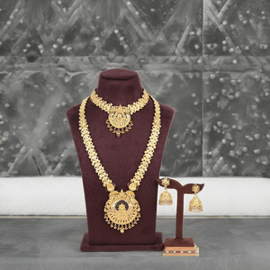 ขายส่งชุดสร้อยคอคอมโบ14K 18K 24K ชุดเครื่องประดับยาวสำหรับเทศกาลคอมโบเครื่องประดับทองบรรจุทอง Oro joyeria - Product Image 2