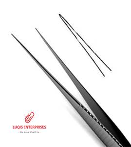 Pinzas de Microsutura con Plataforma de Atadura de 0,3 mm de Ancho, Instrumento Quirúrgico de Acero Inoxidable, Pinzas Médicas de Precisión - Product Image 2