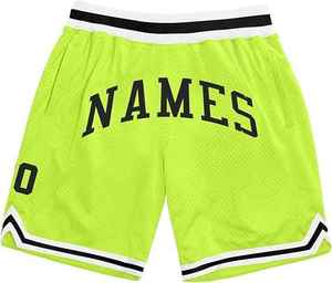 Shorts de basketball pour hommes en tissu satiné respirant personnalisé avec logo frontal et design par sublimation, service OEM pour adultes - Product Image 6