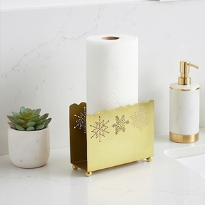 Porta Servilletas de Metal Chapado en Oro de Primera Calidad, Nuevo Diseño, Soporte Decorativo para Papel Tisú, para Uso en Restaurantes y Utensilios de Cocina - Product Image 2