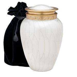 Urnes commémoratives blanches élégantes pour adultes-Urnes de souvenir de crémation, approvisionnement direct d'usine - Product Image 3