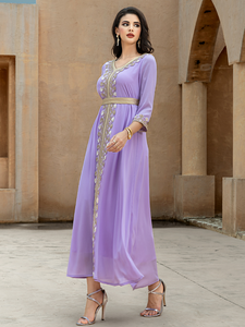Abaya de luxe pour femmes musulmanes, robes abaya, abaya femme, robe musulmane, abaya de luxe, abaya Dubaï, abaya femmes, logo personnalisé, vente en gros 2026 - Product Image 6