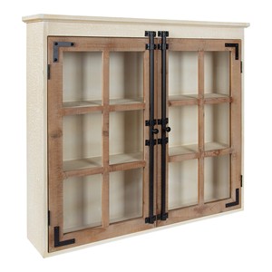 Armoire à épices en bois d'acajou avec portes en verre, vente en gros en Inde - Product Image 2
