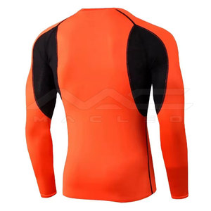 Camisetas de Compresión Deportivas para Hombre, Ropa Deportiva Transpirable para Entrenamiento, Absorbe la Humedad, con Logotipo Personalizado - Product Image 2