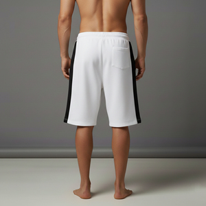 Streetwear hip hop OEM/ODM 100% Cotton Jogging Short for Men's 2 Color with Side Pockets Boxy Fit Comfortable man short - Product Image 5