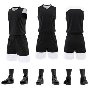 Uniforme de Baloncesto sin Mangas para Hombre, al por Mayor, 100% Poliéster, Suave al Tacto, Ligero, Transpirable, Ecológico y de Secado Rápido - Product Image 1