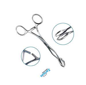Pinzas de Sujeción de Lengua Collin de Acero Inoxidable de Alta Calidad, 16 cm, Fabricante y Exportador de Instrumentos Quirúrgicos - Product Image 3