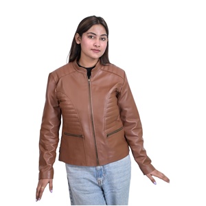 Chaqueta de Cuero Personalizada para Mujer, Producto de Alta Calidad Hecho a Medida, Chaqueta de Cuero para Mujer - Product Image 1