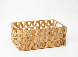 Panier en rotin naturel fait à la main pour le rangement et la décoration de la maison | Paniers en rotin tissés à la main pour l'exportation - Product Image 2