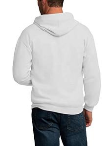 Sweat à capuche zippé intégral pour homme, de haute qualité, lourd, logo personnalisé, motif uni, vêtements de rue d'hiver, techniques de broderie - Product Image 4