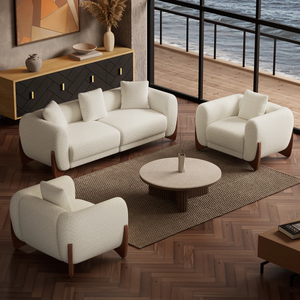 <b>SOFA</b> LOUNGE SET Modern from Vietnam Sectional <b>Sofa</b> style High Density <b>Sponge</b> Pillow Back Metal/Wood - Product Image 4