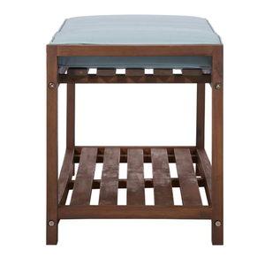 Teak Wood Patio <b>Bench</b> With Minimalist Design and Soft <b>Cushion</b> for Home Furniture Decoration and Garden Set - Product Image 4