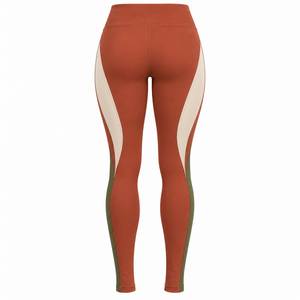 Women's High Waisted Colorblock <b>Leggings</b> Full <b>Length</b> Stretch Breathable Sporty Design - Product Image 4