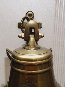 Campana de Latón Puro de Diseño, Campana de Latón Premium para Uso en Templos, Regalo de Boda, Tema Náutico, para Puerta de Casa y Jardín Exterior - Product Image 4