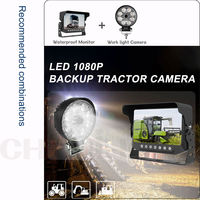 Moniteur de véhicule 4 canaux 7 pouces étanche IP68 avec écran HD à quatre voies pour système de caméra de recul de camion