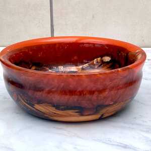 Juego de Tazones para Servir Ensaladas, Hechos a Mano con Resina Ecológica, Aptos para Lavavajillas, Estilo Americano, para Uso en la Cocina, Vajilla - Product Image 3
