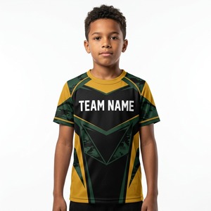 Camiseta Deportiva de Manga Corta para Niños, Sublimación Personalizada, Ropa Deportiva Ligera y Transpirable para Entrenamiento - Product Image 2