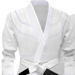Kimono de Jiu-Jitsu BJJ sur mesure, prix d'usine, respirant, séchage rapide, uniforme unisexe pour adultes avec logo frontal, fabriqué au Pakistan - Product Image 6