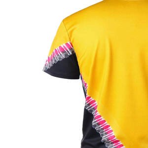 เสื้อผ้าออกกำลังกายผู้ชาย ผ้าแห้งเร็ว ยืดหยุ่นสูง เสื้อกีฬาแขนสั้นรัดรูป เสื้อยืดออกกำลังกายผู้ชาย - Product Image 6