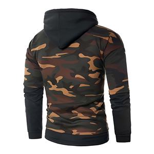 Sudaderas con Capucha de Diseño Camuflado para Hombre, Corte Ajustado, Ropa Deportiva de Invierno, Logotipo OEM Personalizable en Diferentes Estilos - Product Image 3