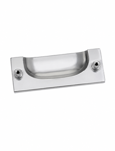 Premium Solid Brass Modern Finish Cabinet <b>Pulls</b> 105mm <b>Drawer</b> Cup Handle Omg Industries CH-047 1 Year Warranty Easy Installation - Product Image 4