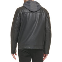 Chaqueta de Cuero de Alta Calidad, Piel de Cordero Genuina, Directo de Fábrica, Talla Grande, Chaqueta de Cuero con Cremallera, a la Moda para Hombre, Abrigos de Cuero