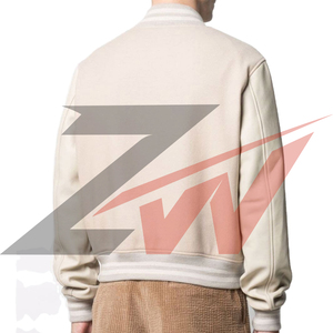 Vestes de sport pour hommes à fermeture éclair, respirantes, multicolores et multi-designs, avec nom et numéro, style Letterman - Product Image 2