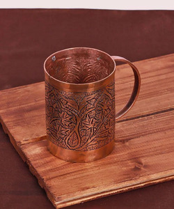 Handmade Hammered Copper <b>Mug</b> Antique Finish Classic Design Eco-Friendly <b>Large</b> Capacity Customizable for Outdoor Home Use - Product Image 5
