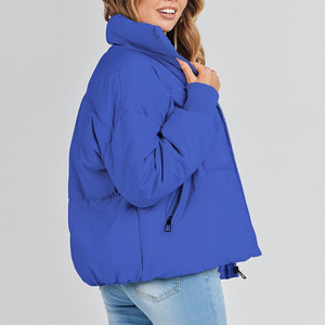 Veste matelassée à capuche personnalisée, légère et isolante pour l'hiver, service d'échantillons OEM ODM disponible, fabrication en usine - Product Image 3