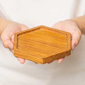 Posavasos de Madera Personalizados al por Mayor con Logotipo OEM, de Corcho de Acacia, Bambú, Nogal y Haya, para Tazas de Té, para Uso en Mesa - Product Image 3