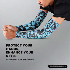 Manches de cycliste personnalisées avec logo OEM, imprimées par sublimation, avec designs personnalisés pour le sport et les activités de plein air - Product Image 4