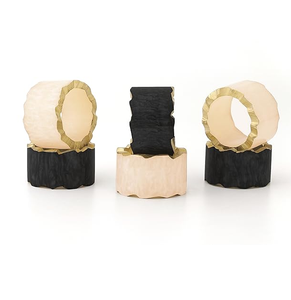 Resin Napkin Rings Sky Blue Resin Napkin Ring Flower Design Elegant Dining <b>Weddings</b> Hotel Table Napkin Ring - Product Image 2