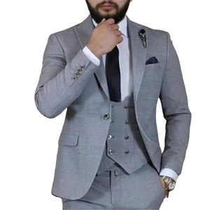 Bộ Vest Nam Mùa Đông, Bộ Vest 3 Món Cho Chú Rể, Bộ Lễ Phục Dạ Hội Trang Trọng Giá Rẻ (Áo Khoác + Quần + Vest + Cà Vạt) - Product Image 2