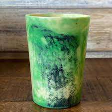 Vasos de Resina Duraderos de Lujo para Vino y Café, Diseño de Remolino Acuático, Hechos a Mano, Aptos para Lavavajillas y Microondas, para Beber, Bar y Comedor - Product Image 2