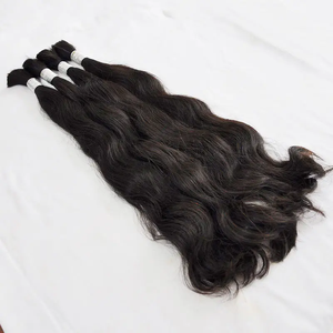 Cabello humano ondulado sedoso para una belleza sin esfuerzo Textura realista y brillo para un aspecto natural glamuroso que dura - Product Image 4