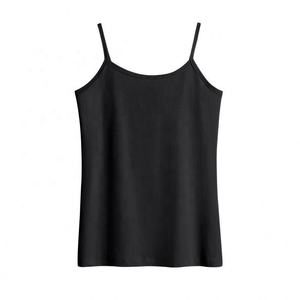 Camiseta sin Mangas de Algodón Blanco para Mujer, Cuello en V, Color Sólido, Transpirable, Estilo Informal de Verano, Corte Regular, Estilo Pullover - Product Image 1