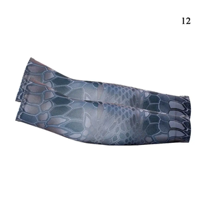 Mangas de brazo de color sólido y con diferentes diseños impresos, transpirables, de tela de alta calidad, disponibles en longitud larga. - Product Image 5