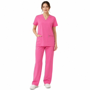 Uniforme Médico Personalizado con Logotipo para Hospital, Conjunto de Uniformes para Doctoras, Cirujanas y Enfermeras, Uniforme de Trabajo para Clínica Dental, Tela Transpirable - Product Image 1