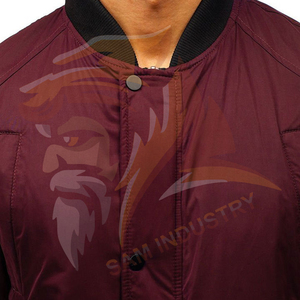 Hot Selling <b>Men</b> Bomber <b>Jackets</b> 100% Polyester Material <b>Lightweight</b> Breathable Customized Logo Printing Bomber Winter <b>Jacket</b> - Product Image 5