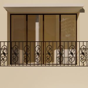 Barandilla de Balcón de Hierro Resistente y Elegante para Hogares – Diseño de Balcón Exterior Personalizado con Materiales Duraderos y Aspecto Elegante - Product Image 2