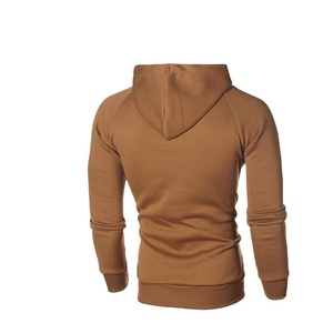 Sudadera con capucha de algodón para hombre, prenda deportiva masculina con estampado de dibujos animados y logotipo personalizado, jersey de chándal informal con cremallera de gran tamaño para correr y calle - Product Image 3