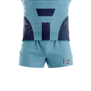 Uniforme de Rugby de Poliéster Ligero, Transpirable, de Secado Rápido, Duradero, para Entrenamiento Deportivo, Personalizable para Hombre - Product Image 2
