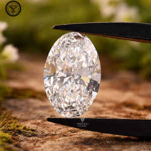 Diamante Ovalado Premium Cultivado en Laboratorio de 3.00-3.10CT, Certificado IGI, Color F, Claridad VS1, CVD, Diamante Suelto SHREERAJ SOLITAIRE para Joyería - Product Image 2