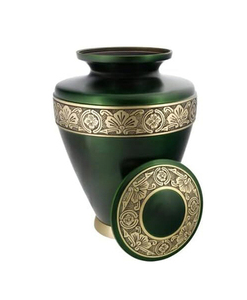 Urnes funéraires décoratives en laiton pour adultes, faites à la main, pour hommes et femmes. - Product Image 1