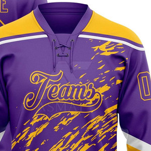 Maillot de hockey sur glace à impression intégrale dynamique, sublimation, pour équipes sportives, léger, pour la compétition - Product Image 2