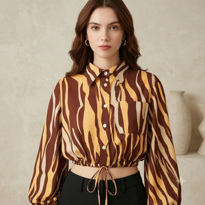 Camiseta Corta Informal de Manga Murciélago con Cuello en V para Mujer, 100% Algodón, Secado Rápido, Servicio OEM - Product Image 1
